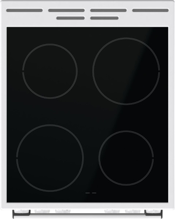 Плита Электрическая Gorenje Essential GEC5A41WG белый/черный стеклокерамика