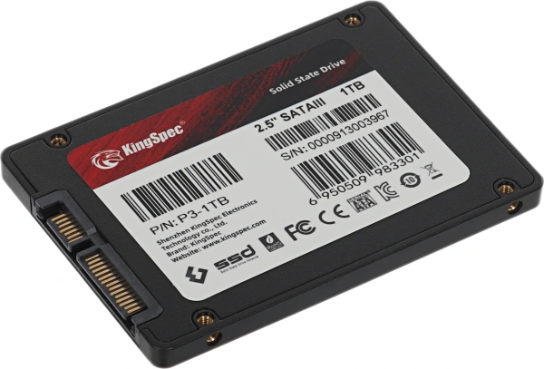 Накопитель SSD Kingspec SATA III 1Tb P3-1TB 2.5"