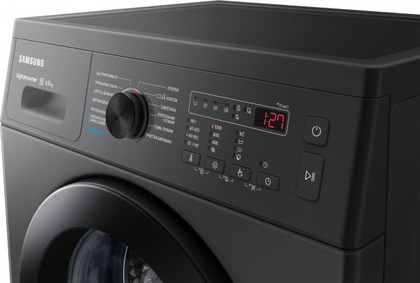 Стиральная машина Samsung WW65AG4S20CXLP класс: A+++ загр.фронтальная макс.:6.5кг темно-серый инвертер