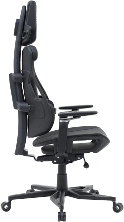 Кресло Cactus CS-CHR-DUO-BBK черный кожзам