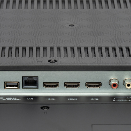 Телевизор QLED Hyundai 65" H-LED65QBU7500 Android TV Frameless черный 4K Ultra HD 60Hz DVB-T DVB-T2 DVB-C DVB-S DVB-S2 USB WiFi Smart TV