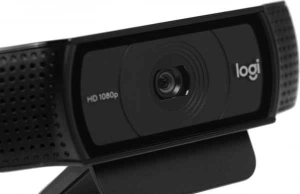 Камера Web Logitech HD Webcam C920e черный 3Mpix (1920x1080) USB2.0 с микрофоном (960-001086)