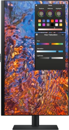 Монитор Samsung 27" ViewFinity S27B800PXIXCI черный IPS LED 16:9 HDMI полуматовая HAS Piv 350cd 178гр/178гр 3840x2160 60Hz DP 4K USB 6.7кг