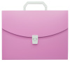 Портфель Бюрократ Pastel PASTPP01PINK 1 отдел. A4 пластик 0.7мм розовый