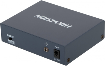 Коммутатор Hikvision DS-3E0105P-E/M(B) 4x100Mb 4PoE+ 35W неуправляемый