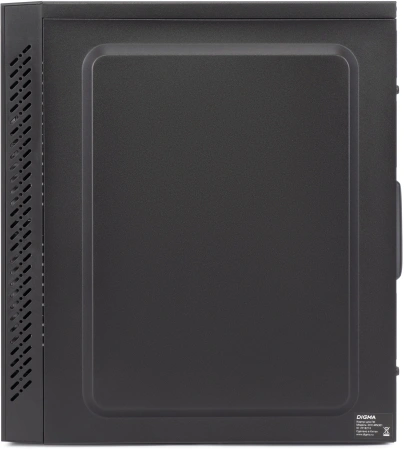 Корпус Digma DCC-MN301 черный без БП mATX 2xUSB2.0 audio