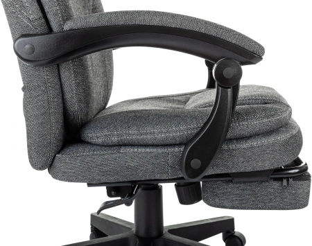 Кресло руководителя Бюрократ CH-868MSG-BF серый 3C1 крестов. пластик подст.для ног пластик черный