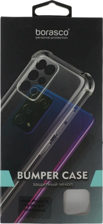 Чехол (клип-кейс) BoraSCO для Apple iPhone 16 Pro Max Bumper Case прозрачный (73524)
