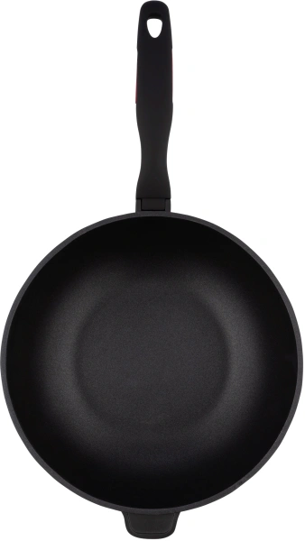 Сковорода ВОК (WOK) Rondell Perfect RDA-1563 круглая 28см покрытие: Xylan Plus ручка несъемная (без крышки) черный