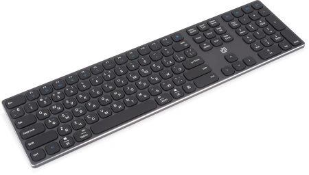 Клавиатура Оклик K867W черный/серый USB беспроводная BT/Radio slim Multimedia (2002130)