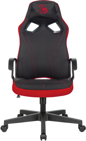 Кресло игровое A4Tech Bloody GC-150 черный с подголов. крестов. пластик