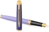 Ручка перьев. Waterman Hemisphere Colour Blocking (2179900) Purple GT сталь нержавеющая/позолота F подар.кор.