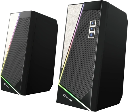 Колонки Оклик OK-125 2.0 черный 12Вт