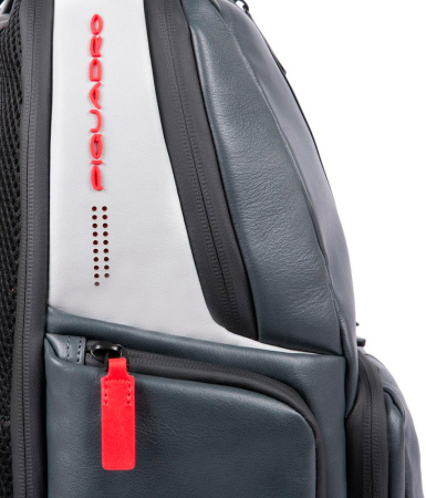 Рюкзак унисекс Piquadro Urban CA4550UB00BM/GRN серый/черный кожа