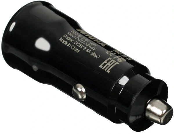 Автомобильное зар./устр. Wiiix UCC-5-2-01-ANT 2.4A (PD) 2xUSB универсальное черный