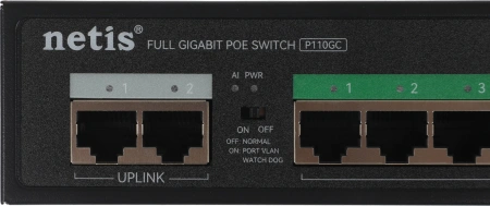 Коммутатор Netis P110GC 10G 8PoE+ 100W неуправляемый