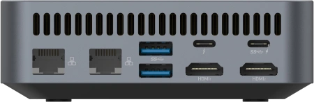 Неттоп Digma Pro Minimax X1 i5 12450H/8Gb/SSD256Gb UHDG/W11Pro/серый