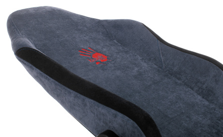 Кресло игровое A4Tech Bloody GC-470 синий с подголов. крестов. металл