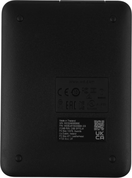 Жесткий диск WD USB 3.0 2Tb WDBU6Y0020BBK-WESN Elements Portable 2.5" черный