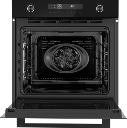 Духовой шкаф Электрический Weissgauff EOM 741 PDB Black Edition черный