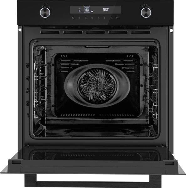 Духовой шкаф Электрический Weissgauff EOM 741 PDB Black Edition черный