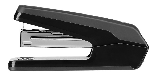 Степлер настольный Deli E0464BLACK Exceed 24/6 26/6 (25листов) черный 100скоб металл/пластик закрытый/открытый коробка