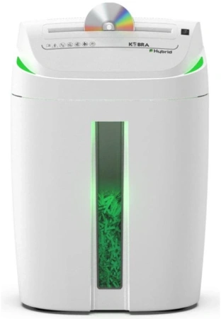 Шредер Kobra C4-Hybrid E/S серый (секр.P-4)/перекрестный/15лист./40лтр./скрепки/скобы/пл.карты/CD