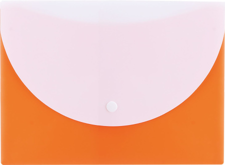 Конверт на кнопке Deli E38978 A5 гориз. расшир. полипропилен 0.18мм ассорти