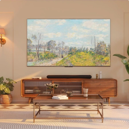 Телевизор QLED TCL 75" 75T7B черный 4K Ultra HD 60Hz DVB-T DVB-T2 DVB-C DVB-S DVB-S2 USB WiFi Smart TV (RUS)