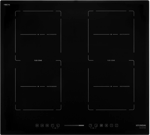 Индукционная варочная поверхность Hyundai HHI 6772 BG черный