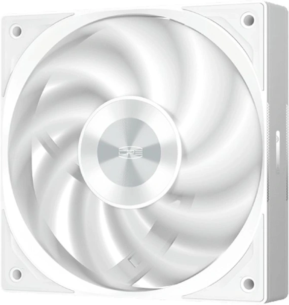 Вентилятор для корпуса PcCooler F5 R120 120х120x25 белый 4-pin 32дБ (F5R120-WHNT1-GL) Ret