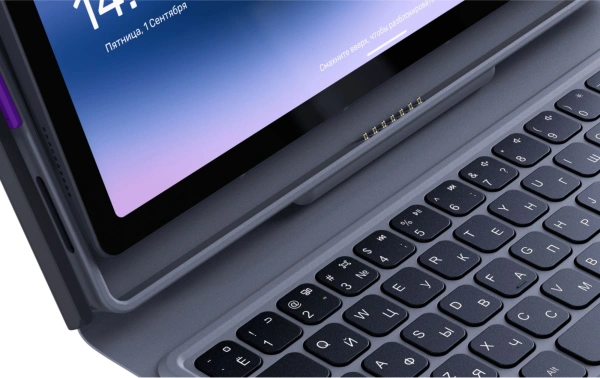 Чехол Kvadra K001G (Y23T01ACC003A) Чехол с клавиатурой для планшета KVADRA_T, модель K001G, цвет графит