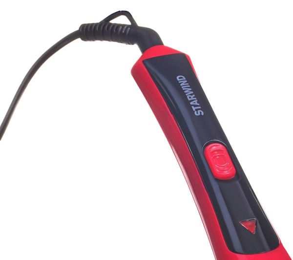 Щипцы Starwind SHE6610 30Вт макс.темп.:180С покрытие:керамическое розовый/черный