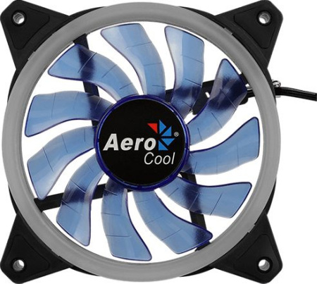 Вентилятор Aerocool Rev Blue 120x120mm 3-pin 15dB 153gr LED Ret