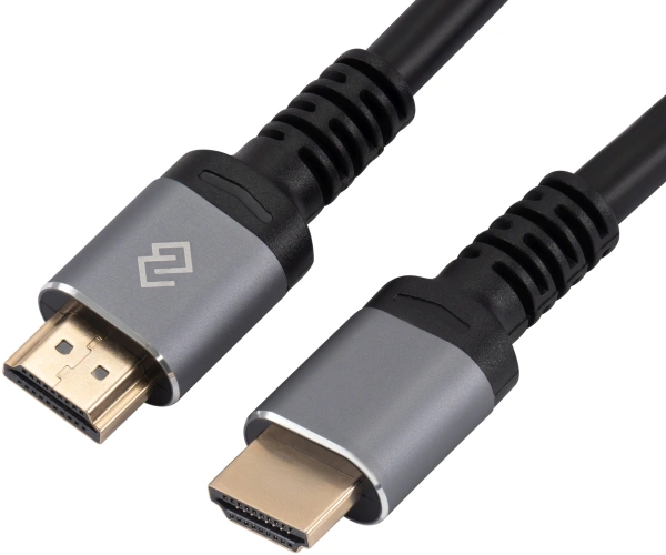 Кабель аудио-видео Digma D-HDMI-V2.0-5M HDMI (m)/HDMI (m) 5м. позолоч.конт. черный