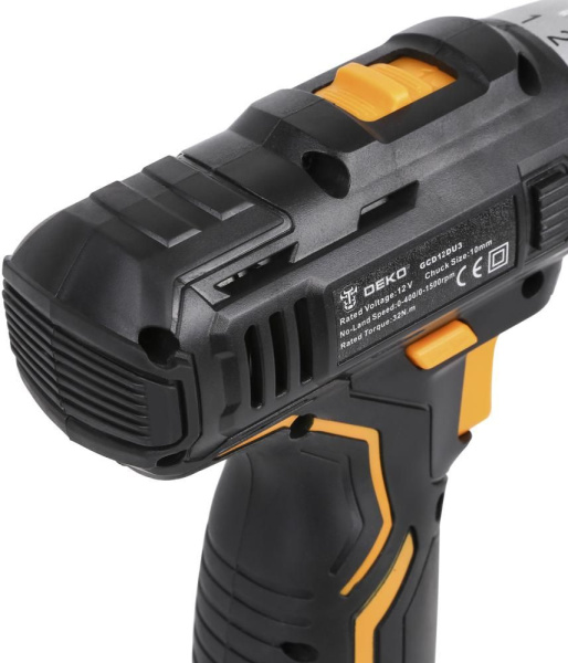Дрель-шуруповерт Deko GCD12DU3 аккум. патрон:быстрозажимной (063-4096)