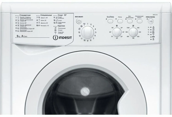 Стиральная машина Indesit IWSC 5105 CIS класс: A загр.фронтальная макс.:5кг белый