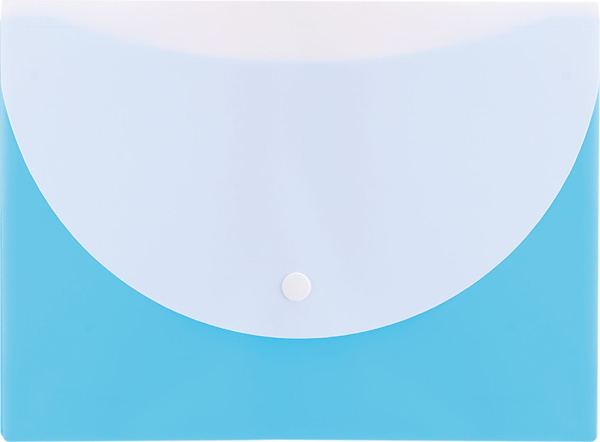 Конверт на кнопке Deli E38978 A5 гориз. расшир. полипропилен 0.18мм ассорти