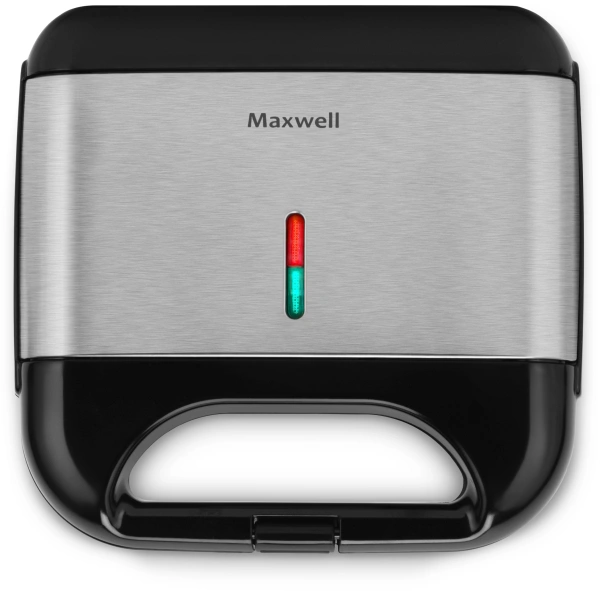 Сэндвичница Maxwell MW-1553 800Вт стальной/черный