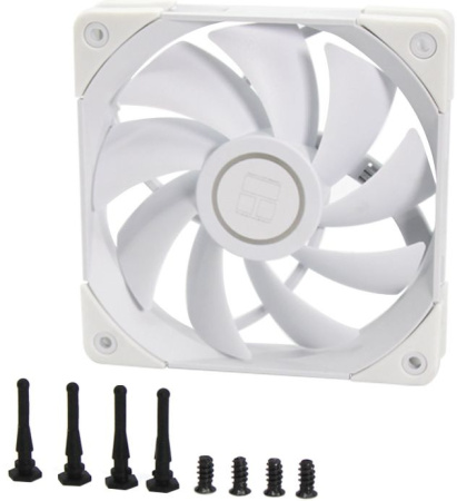 Вентилятор для корпуса Thermalright TL-C12-W 120х120x25 белый 4-pin 25.6дБ Ret