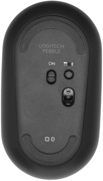 Мышь Logitech Pebble M350 темно-серый оптическая 1000dpi беспров. BT/Radio USB 2but (910-005576)