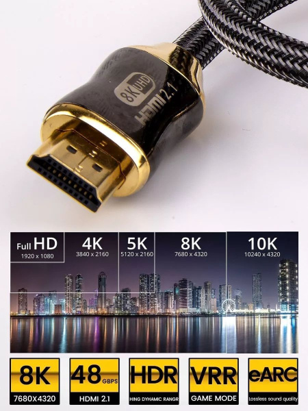 Кабель соединительный аудио-видео Premier Telecom HDMI (m)/HDMI (m) 0.5м. позолоч.конт. черный (TCG300-0.5M)