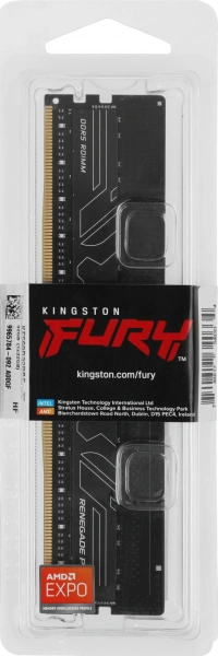 Память DDR5 32GB 6000MHz Kingston KF560R32RBE-32 Fury Renegade RTL PC5-48000 CL32 DIMM 288-pin 1.35В