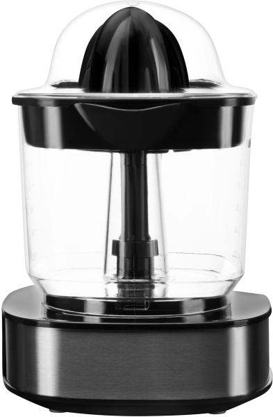 Соковыжималка цитрусовая Hyundai HY-JC4123 30Вт рез.сок.:1200мл. черный/нержавеющая сталь