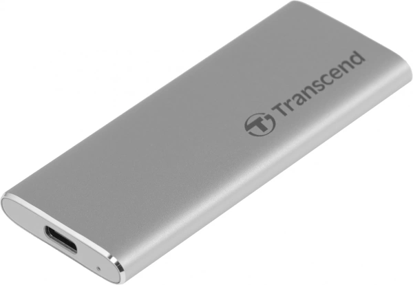 Накопитель SSD Transcend USB-C 500Gb TS500GESD260C серебристый