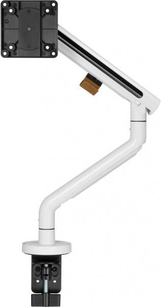 Кронштейн для мониторов Ultramounts UM725W белый 17"-32" макс.9кг крепление к столешнице поворот и н