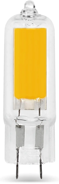 Лампа светодиодная Gauss G4 3.5Вт цок.:G4 капсул. 220B св.свеч.бел.теп. (упак.:10шт) (107807103)