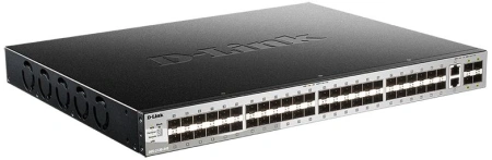 Коммутатор D-Link DGS-3130-54S/B1A (L3) 2x10Гбит/с 48SFP 4SFP+ управляемый