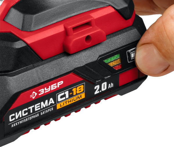 Гайковерт Зубр ГВЛ-255-22 аккум. патрон:шестигр.1/4" (кейс в комплекте)