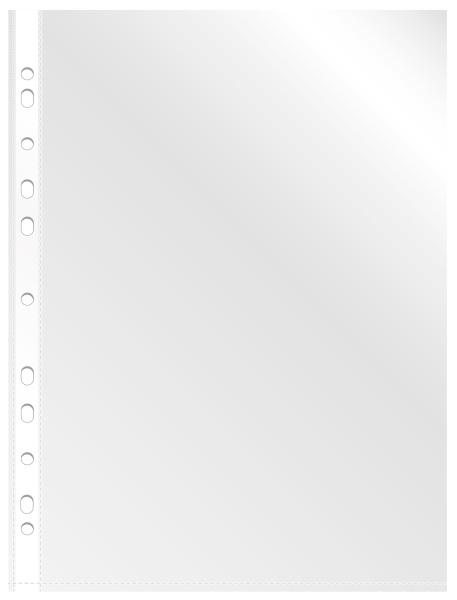 Папка-вкладыш Бюрократ СуперЛюкс -060TSLUX тисненые А4+ 60мкм (упак.:100шт)